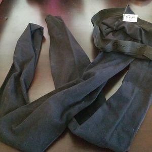Capezio black tights